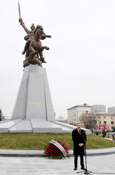 Prezident İlham Əliyev: Azərbaycan dövləti güclü milli təməl üzərində qurulub (FOTO)