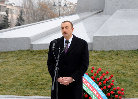 Prezident İlham Əliyev: Azərbaycan dövləti güclü milli təməl üzərində qurulub (FOTO)