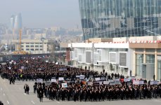 Azərbaycan Prezidenti və xanımı Xocalı faciəsi qurbanlarının abidəsini ziyarət edib (ƏLAVƏ OLUNUB) (FOTO)