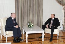 İlham Əliyev Rumıniya Prezidentinin təhlükəsizlik məsələləri üzrə müşavirini qəbul edib