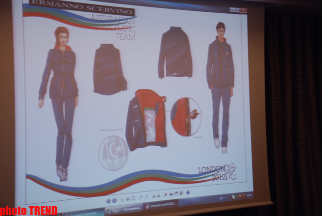 İtaliya modelyeri Azərbaycanın Olimpiya Oyunlarında iştirak edəcək idmançıların geyimlərinin dizaynı təqdim etdi (FOTO)
