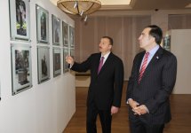 Gürcüstan Prezidenti Mixail Saakaşvili Heydər Əliyev Fondunda olub (FOTO)