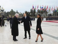 Xorvatiya Prezidentinin Bakıda rəsmi qarşılanma mərasimi olub (FOTO)