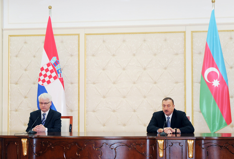 Prezident İvo Yosipoviç: Azərbaycan və Xorvatiya iqtisadi əməkdaşlığı regional yanaşma baxımından inkişaf etdirməlidir (FOTO)