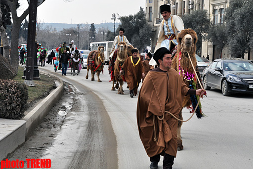 Bakıda ilaxır çərşənbə ilə bağlı məşəlin Gənclər meydanına gətirilməsinə başlanılıb (FOTO)