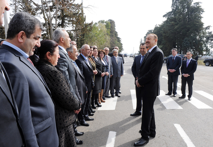 Prezident İlham Əliyev Astarada avtomobil yolunun açılışında iştirak edib (ƏLAVƏ OLUNUB) (FOTO)