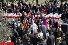 Bakıda ilaxır çərşənbə ilə bağlı məşəlin Gənclər meydanına gətirilməsinə başlanılıb (FOTO)
