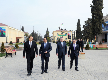 Azərbaycan Prezidenti İlham Əliyevin Astara rayonuna səfəri başlayıb (FOTO)