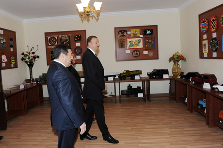 İlham Əliyev Salyanda Uşaq Texniki Yaradıcılıq Mərkəzinin açılışında iştirak edib (FOTO)