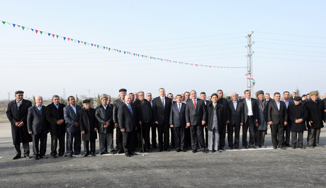 Prezident İlham Əliyev Kürsəngi-Yolüstü kəndarası avtomobil yolunun açılışında iştirak edib (ƏLAVƏ OLUNUB) (FOTO)