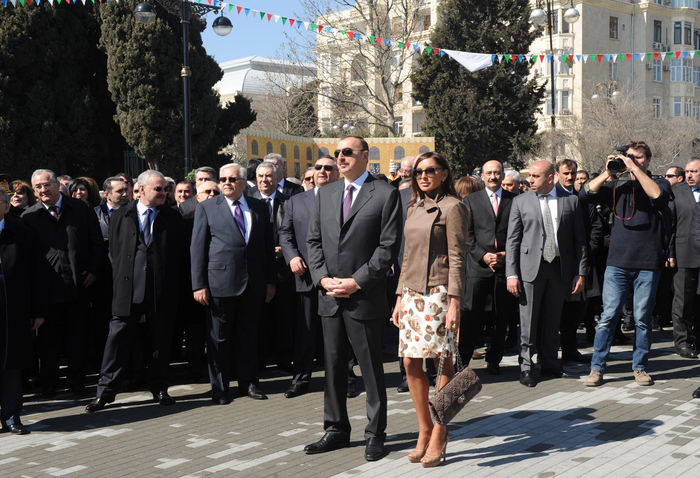 Prezident İlham Əliyev: Azərbaycan xalqı öz milli mənəvi dəyərlərinə sadiqdir (FOTO)
