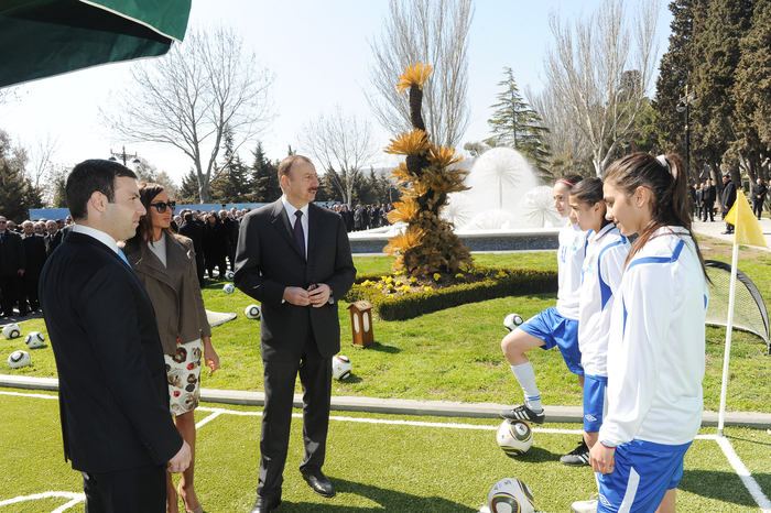 Prezident İlham Əliyev: Azərbaycan xalqı öz milli mənəvi dəyərlərinə sadiqdir (FOTO)