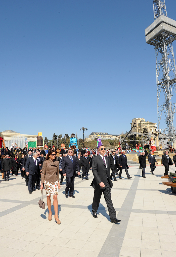 Prezident İlham Əliyev: Azərbaycan xalqı öz milli mənəvi dəyərlərinə sadiqdir (FOTO)