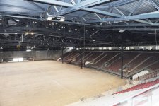 Azərbaycan Prezidenti və xanımı Dövlət Bayrağı Meydanı və İdman-Konsert Kompleksində inşaat işlərinin gedişi ilə tanış olublar (FOTO)