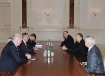 Prezident İlham Əliyev Rusiyanın xarici işlər naziri Sergey Lavrovu qəbul edib