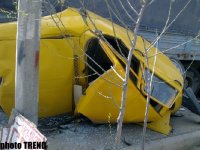 Bakıda zəncirvari yol qəzası olub (FOTO)