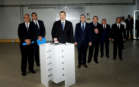 Qazaxda konserv zavodunun açılışı olub (FOTO)