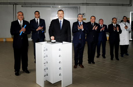 Qazaxda konserv zavodunun açılışı olub (FOTO)