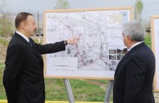 İlham Əliyev Qazaxbəyli-Aşağı Salahlı yolunun açılışında iştirak edib (FOTO) (ƏLAVƏ OLUNUB)