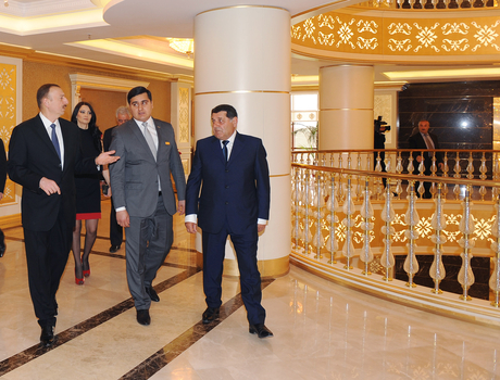 Prezident İlham Əliyev Tovuzda "Ayan Palace" hotelinin açılışında iştirak edib (FOTO)