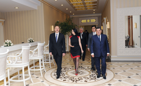 Prezident İlham Əliyev Tovuzda "Ayan Palace" hotelinin açılışında iştirak edib (FOTO)