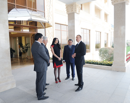 Prezident İlham Əliyev Tovuzda "Ayan Palace" hotelinin açılışında iştirak edib (FOTO)