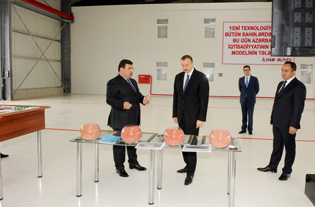 İlham Əliyev “Ağstafa Aqroservis” MMC-nin açılışında iştirak edib (FOTO)