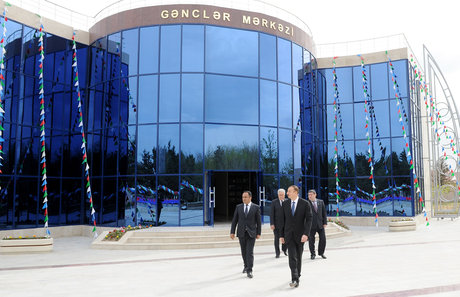 Ağstafada Gənclər Mərkəzinin açılışı olub (FOTO)