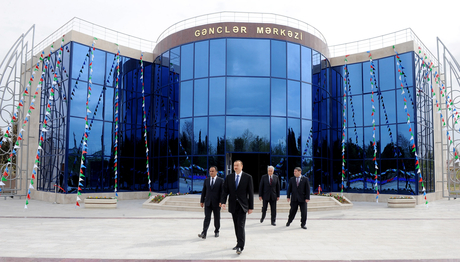 Ağstafada Gənclər Mərkəzinin açılışı olub (FOTO)