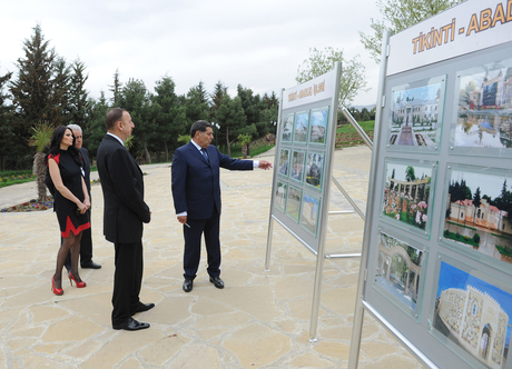 İlham Əliyev Tovuz rayonuna gəlib (FOTO)