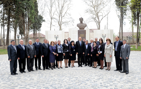 İlham Əliyev Ağstafada Səməd Vurğun adına mədəniyyət və istirahət parkının açılışında iştirak edib (FOTO)