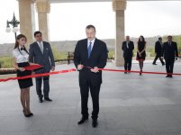Prezident İlham Əliyev Tovuzda "Ayan Palace" hotelinin açılışında iştirak edib (FOTO)