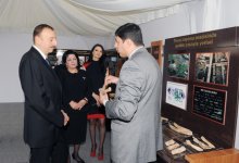 İlham Əliyev Tovuz rayonu ərazisində Göytəpə neolit dövrü arxeoloji abidəsi ilə tanış olub (FOTO)