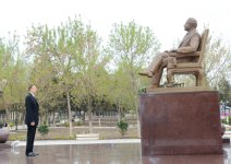 Prezident İlham Əliyev Ağstafa rayonuna səfərə gəlib (EOTO)
