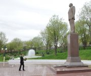 İlham Əliyev Tovuz rayonuna gəlib (FOTO)