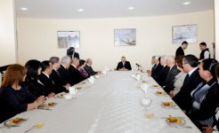 İlham Əliyev Ağstafada Səməd Vurğun adına mədəniyyət və istirahət parkının açılışında iştirak edib (FOTO)