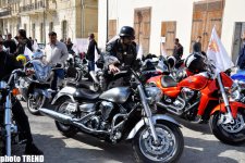 Eurovision 2012 ilə bağlı Bakıda moto-yürüş keçirilib (FOTO)