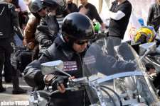 Eurovision 2012 ilə bağlı Bakıda moto-yürüş keçirilib (FOTO)
