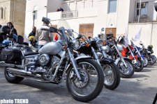 Eurovision 2012 ilə bağlı Bakıda moto-yürüş keçirilib (FOTO)