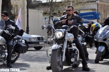 Eurovision 2012 ilə bağlı Bakıda moto-yürüş keçirilib (FOTO)