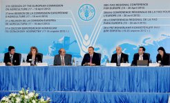 İlham Əliyev Bakıda BMT Ərzaq və Kənd Təsərrüfatı Təşkilatının Avropa üzrə 28-ci regional konfransında iştirak edib (FOTO)