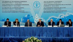İlham Əliyev Bakıda BMT Ərzaq və Kənd Təsərrüfatı Təşkilatının Avropa üzrə 28-ci regional konfransında iştirak edib (FOTO)
