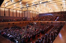 Mehriban Əliyeva İtaliyada Azərbaycan Mədəniyyəti Günlərinin başa çatması ilə bağlı keçirilən tədbirdə iştirak edib (FOTO)