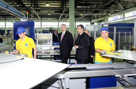 Prezident İlham Əliyev Sumqayıtda bir sıra zavodların açılışında iştirak edib (ƏLAVƏ OLUNUB) (FOTO)