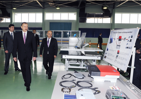 Prezident İlham Əliyev Sumqayıtda bir sıra zavodların açılışında iştirak edib (ƏLAVƏ OLUNUB) (FOTO)