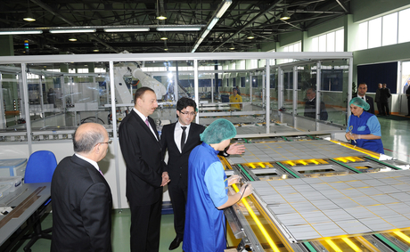 Prezident İlham Əliyev Sumqayıtda bir sıra zavodların açılışında iştirak edib (ƏLAVƏ OLUNUB) (FOTO)