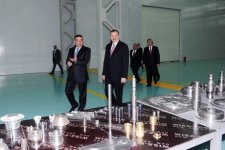Prezident İlham Əliyev Sumqayıtda bir sıra zavodların açılışında iştirak edib (ƏLAVƏ OLUNUB) (FOTO)