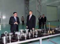 Prezident İlham Əliyev Sumqayıtda bir sıra zavodların açılışında iştirak edib (ƏLAVƏ OLUNUB) (FOTO)