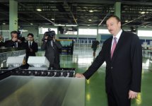 Prezident İlham Əliyev Sumqayıtda bir sıra zavodların açılışında iştirak edib (ƏLAVƏ OLUNUB) (FOTO)