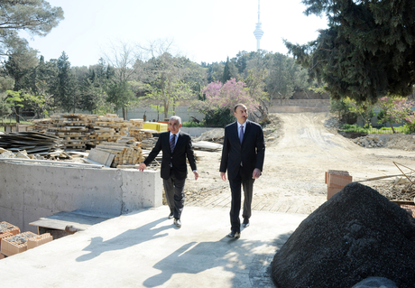 Prezident İlham Əliyev Bakıda həyata keçirilən yenidənqurma və tikinti işlərinin gedişi ilə tanış olub (FOTO)